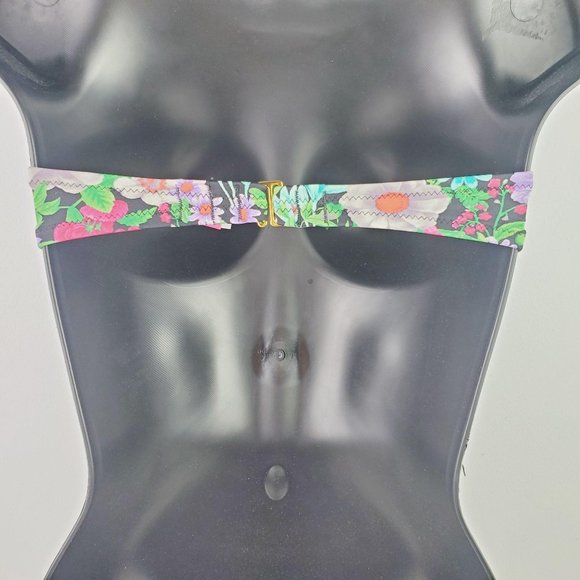 Victoria's Secret Floral Lace-up Two Piece Bikini - Picture 9 of 13